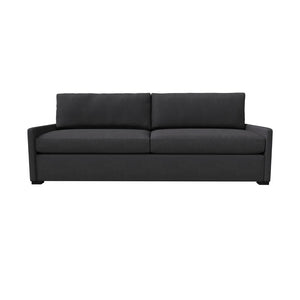 Nativa Interiors Kimpton Sofa Deep Plush Solid + Manufactured Wood / Revolution Performance Fabrics® Commercial Grade Deep Plush Wide Sofa Charcoal 91.00"W x 44.00"D x 34.00"H