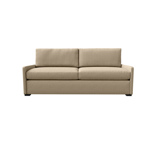 Nativa Interiors Kimpton Sofa Deep Plush Solid + Manufactured Wood / Revolution Performance Fabrics® Commercial Grade Deep Plush Sofa Flax 79.00"W x 44.00"D x 34.00"H