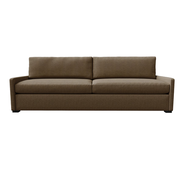 Nativa Interiors Kimpton Sofa Deep Plush Solid + Manufactured Wood / Revolution Performance Fabrics® Commercial Grade Deep Plush Extra Wide Sofa Brown 101.00"W x 44.00"D x 34.00"H