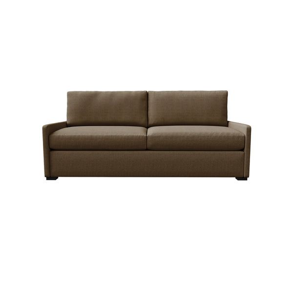 Nativa Interiors Kimpton Sofa Deep Plush Solid + Manufactured Wood / Revolution Performance Fabrics® Commercial Grade Deep Plush Sofa Brown 79.00"W x 44.00"D x 34.00"H