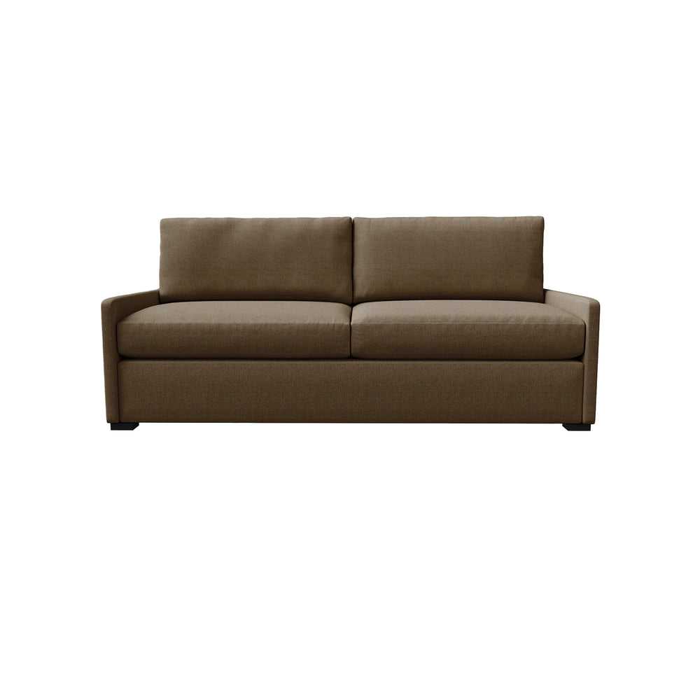 Nativa Interiors Kimpton Solid + Manufactured Wood / Revolution Performance Fabrics® Commercial Grade Sofa Brown 79.00"W x 39.00"D x 34.00"H