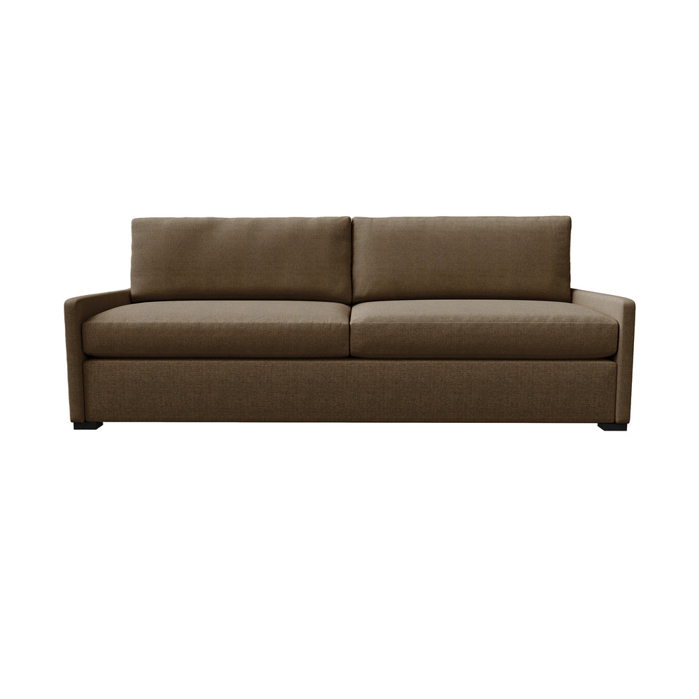 Nativa Interiors Kimpton Sofa Deep Plush Solid + Manufactured Wood / Revolution Performance Fabrics® Commercial Grade Deep Plush Wide Sofa Brown 91.00"W x 44.00"D x 34.00"H