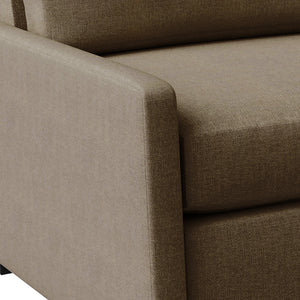 Nativa Interiors Kimpton Sofa Deep Plush Solid + Manufactured Wood / Revolution Performance Fabrics® Commercial Grade Deep Plush Extra Wide Sofa Brown 101.00"W x 44.00"D x 34.00"H