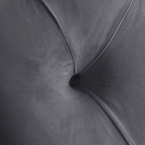 Kira Acrylic / Velvet / Plywood / Foam Contemporary Grey Velvet Queen Bed - 80" W x 87.5" D x 60" H