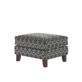 Fusion 703 Transitional Accent Chair Ottoman 703 Hyphen Onyx Cocktail Ottoman