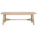 Essentials for Living Traditions Klein Dining Table 6125.HON/BGLD