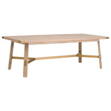 Essentials for Living Traditions Klein Dining Table 6125.HON/BGLD