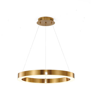 Bethel Gold LED Chandelier in Metal