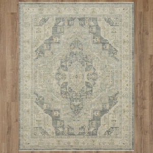 Karastan Rugs Kumra Dark Grey 10' x 14' Area Rug