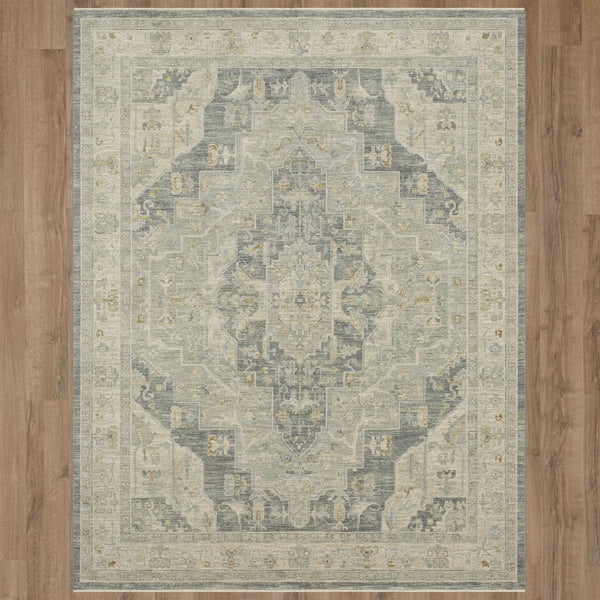 Karastan Rugs Kumra Dark Grey 10' x 14' Area Rug