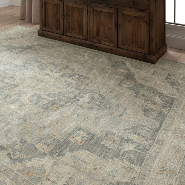 Karastan Rugs Kumra Dark Grey 7' 10" x 10' 3" Area Rug