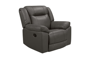 New Classic Furniture Taggart Leather Rocker Recliner Gray L2642-12-GRY