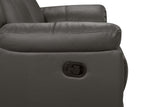 New Classic Furniture Taggart Leather Sofa with Dual Recliner Gray L2642-30-GRY