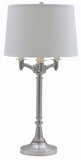 Lancaster 31.75" Satin Nickel Six Way Table Lamp