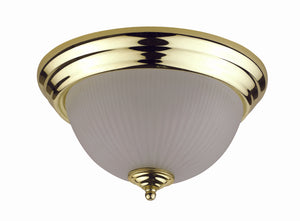 Cal Lighting 13W x 2 Ceiling Lamp, G24Q-1 Socket LA-180L-PB Polished Brass LA-180L-PB