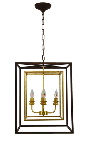 Zeugma LA610 Brown & Gold Lantern