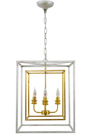 Zeugma LA610 Silver & Gold Lantern