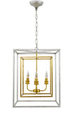 LA610 Silver & Gold Lantern