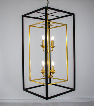 Zeugma LA615 Black and Gold Tall Light