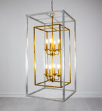 Zeugma LA615 Silver and Gold Tall Light