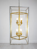 Zeugma LA615 Silver and Gold Tall Light