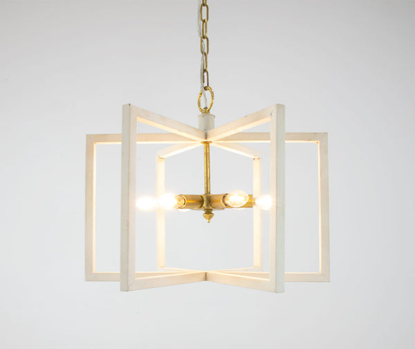 Zeugma LA620 White & Gold Lantern