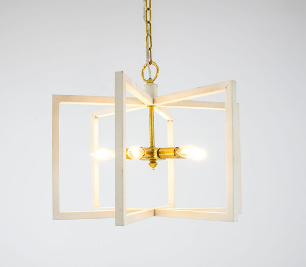 Zeugma LA620 White & Gold Lantern