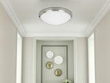 Integrated LED 25W, 2000 Lumen, 80 Cri, Dimmable Ceiling Flush Mount with Glass Diffuser