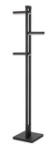 Cal Lighting Dijon LED Metal 3 Light Floor Lamp with Adjustable Light Panel LA-8033FL Black LA-8033FL