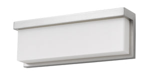 Cal Lighting Almeria Metal LED 13" Vanity Light with Acrylic Shade LA-8035-13 Brushed Steel LA-8035-13