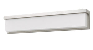 Cal Lighting Almeria Metal LED 26" Vanity Light with Acrylic Shade LA-8035-26 Brushed Steel LA-8035-26