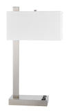 Drancy Metal Desk Lamp with One Power Outlet And One Usb Charging Port