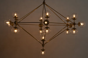 Noir Pluto Chandelier LAMP478MB-L