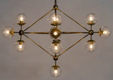 Noir Pluto Chandelier LAMP478MB-S