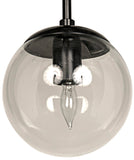 Noir Pluto Chandelier LAMP478MTB-L