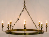 Noir Blinder Chandelier LAMP562MB