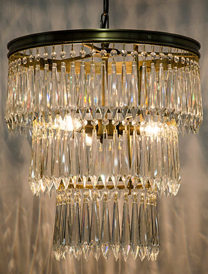 Noir Venice Chandelier LAMP566MB