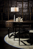 Noir Altman Table Lamp with Shade LAMP624MTBSH