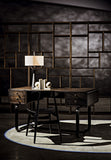 Noir Altman Table Lamp with Shade LAMP624MTBSH