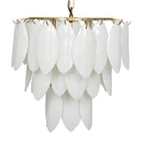 Noir Lotus Chandelier LAMP650MB