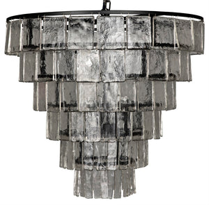 Noir Carnegie Chandelier LAMP684L