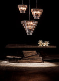 Noir Carnegie Chandelier LAMP684L