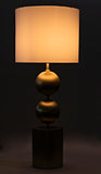 Noir Tulum Table Lamp with Shade LAMP709MBSH