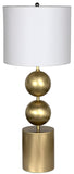 Noir Tulum Table Lamp with Shade LAMP709MBSH