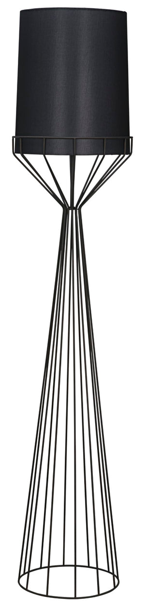 Noir Portal Floor Lamp LAMP720AMTB