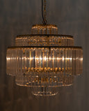 Noir Quintus Chandelier LAMP727MB