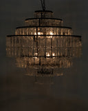 Noir Satellite Chandelier LAMP730MTB