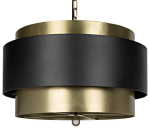 Noir Demetrius Pendant LAMP742