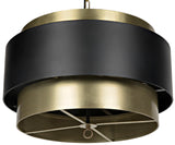 Noir Demetrius Pendant LAMP742