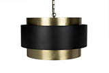 Noir Demetrius Pendant LAMP742